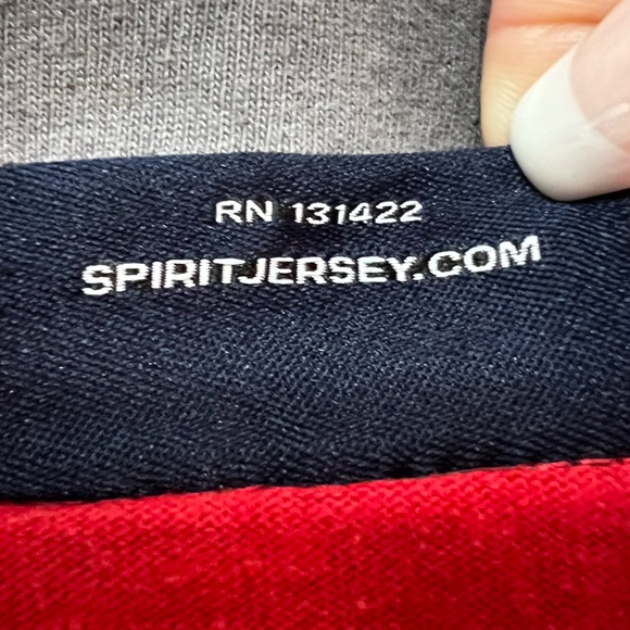 Spirit Jersey University of Louisville Red Black White Tie Shirt. Size Medium. - Picture 11 of 11